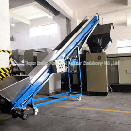 Máy tái chế nhựa vòng nóng nước cho vật liệu LDPE HDPE 250 - 500kg / H