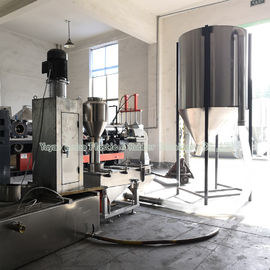Máy tái chế nhựa vòng nóng nước cho vật liệu LDPE HDPE 250 - 500kg / H