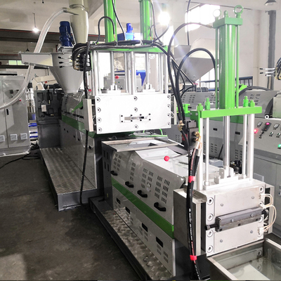 Tự động nghiền Baiting HDPE tái chế máy, 45-55 Kw Polyester tái chế máy