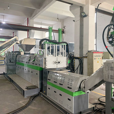 Vòng nước cắt nóng Máy tái chế PE tùy chỉnh cho nhựa Pelletizing