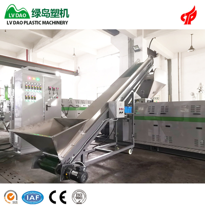Máy tái chế nhựa PP PE ABS PS PC PA Công suất cao 500kg / H